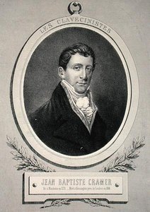 Johann Baptist Cramer (1771-1858) rytý Alfred Lemoine (litho) od French School