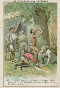 John McDouall Stuart, skotský průzkumník Austrálie od French School
