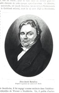 Jons Jakob Berzelius (1779-1848) podle rytiny F. Bolta od French School