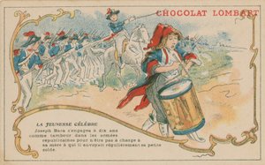 Joseph Bára, slavný mladý francouzský republikánský voják v době francouzské revoluce od French School