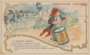 Joseph Bara, který vstoupil do francouzské republikánské armády jako bubeník, když mu bylo pouhých šest let od French School