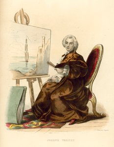 Joseph Vernet (barevná rytina) od French School