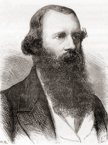 Josiah Latimer Clark, z Les Merveilles de la Science, vydáno kolem roku 1870 (rytina) od French School