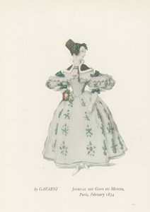 Journal of People of the World, Paříž, únor 1834 od French School
