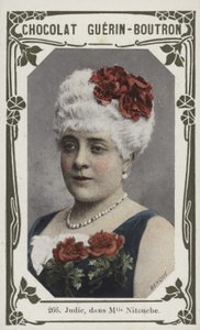Judic, v Madame Nitouche (barevná fotografie) od French School