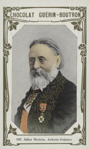 Jules Breton, malíř (barevné foto) od French School