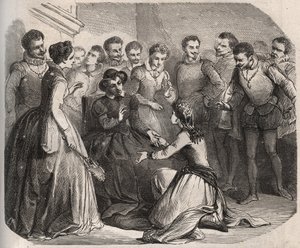 Julita Guagnini požádala královnu Kateřinu de Medici (Caterina de Medici) (1519-1589), aby ji vzala do svých služeb. Stala se milenkou Louise de Bussy d
