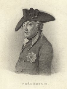 Pruský král Fridrich II od French School