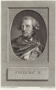 Pruský král Fridrich II od French School