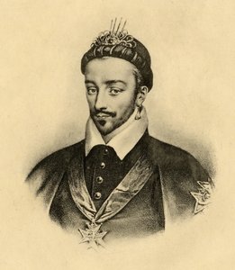 Francouzský král Jindřich III. (1551-89). od French School