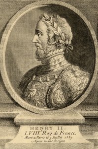 Francouzský král Jindřich II. (1519-59). od French School
