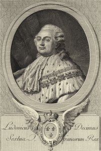 Francouzský král Ludvík XVI od French School