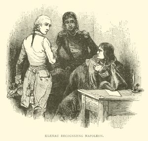 Klenau uznává Napoleona (rytina) od French School