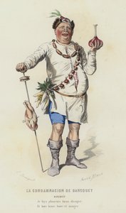 The Damnation of Bancquet (barevná rytina) od French School