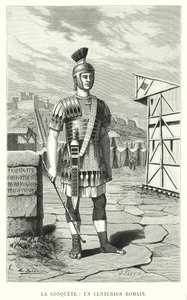 The Conquest, Of A Roman Centurion (rytina) od French School