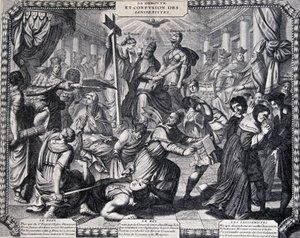 Rout of the Jansenists - satirický almanach vydaný jezuity od French School