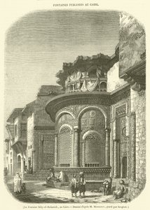 Kašna Seby-el-Bedawieh, Káhira (rytina) od French School