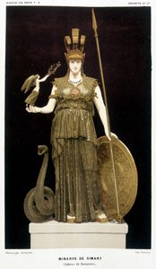 La Minerve de Simart - v „“Historie Řeků”” Victor Duruy 1887. od French School