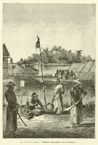 The Tonein Police (rytina) od French School