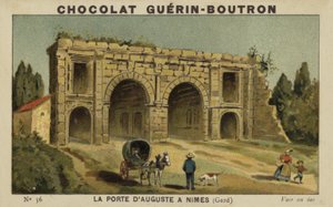 Porte dAuguste v Nimes, Gard od French School