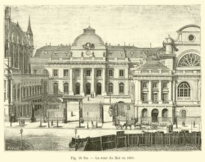 Květnový soud v roce 1860 od French School