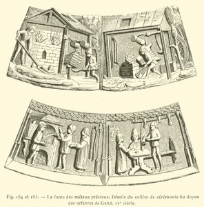 Tavení drahých kovů (rytí) od French School