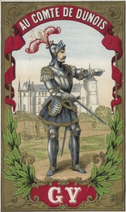 Štítek pro vlákno Count of Dunois od French School