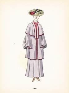 Dámská móda, 1904 od French School
