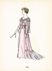 Dámská móda, 1905 od French School