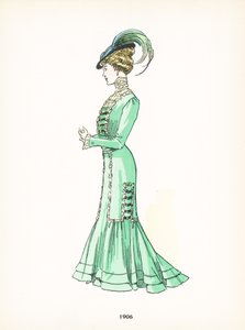 Dámská móda, 1906 od French School