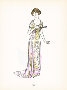 Dámská móda, 1908 od French School