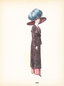 Dámská móda, 1909 od French School