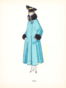 Dámská móda, 1915 od French School