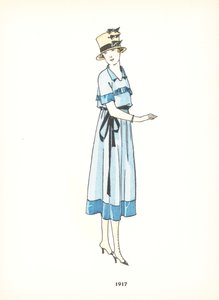 Dámská móda, 1917 od French School