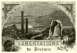 Jeremieho Lamentations (rytina) od French School