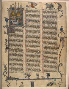 Lancelot-Grail (cyklus prózy Vulgate), přidat MS 10294/1 f.1dr od French School