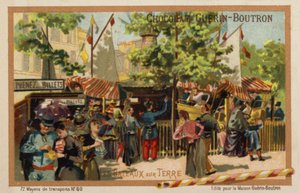 Pozemní jachty (chromolitho) od French School