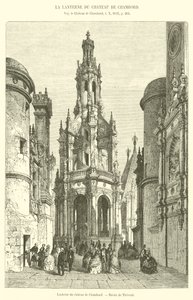 Lucerna Chateau de Chambord (rytina) od French School