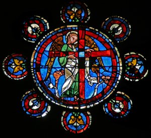Poslední soud: anděl s křížem (w143) od French School