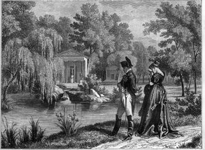 Poslední pobyt Napoleona v paláci Malmaison - poslední návštěva Napoleona a královny Hortense v La Malmaison, červen 1815 - v „Histoire de l