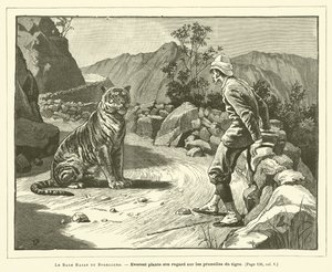 Le Bagh Rajah Du Bogelcund (rytina) od French School