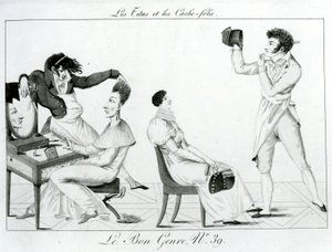 Le Bon Genre - The Titus and the Cache-Madness, 1812 od French School