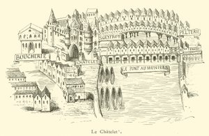 Le Chatelet (rytina) od French School