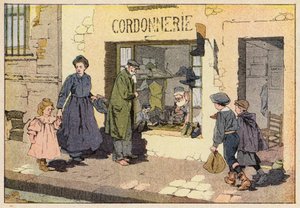 Le Cordonnier, výrobce obuvi (barva lito) od French School
