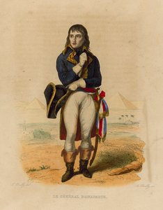 Le General Bonaparte (barevná rytina) od French School