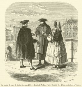 Pronajímatel divadelních lóží (rytina) od French School
