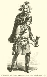 The Coconut Merchant (rytina) od French School