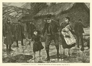 The Martyrdom Of Ireland (rytina) od French School