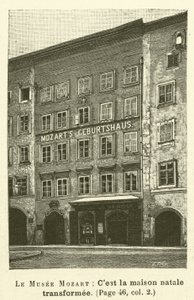 Le Musee Mozart (rytina) od French School