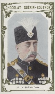 Le Shah de Perse (barevná fotografie) od French School